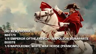 1/6 Emperor of the French & his White War Horse