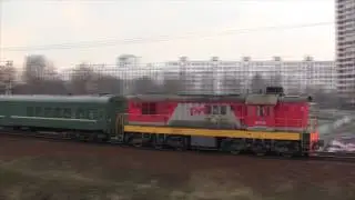 Czech diesel locomotive in Moscow