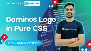 Dominos Logo Design using HTML and CSS | Mini - Project | E-07 | Step by Step Tutorial