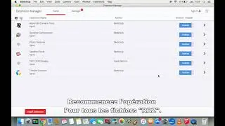 Installer un Plugin SketchUp sur Mac OS