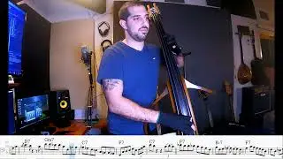 Ray Brown transcription -Blues For Basie ( By Vabass) with sheet music