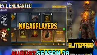 AUGUST MONTH FREEFIRE ELITEPASS REVIEW//SEASON 39 ELITEPASS REVIEW