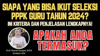 Ini Kriteria Guru yang Akan Ikut Seleksi PPPK Tahun 2024!