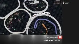 MASS+++ LIVE SLITHER.IO *** (iiiBARCODEiii - YOUTUBE)
