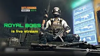 Bgmi live stream with ROYAL BOSS 