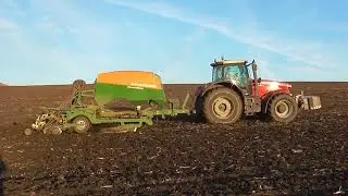 La semanat orz/ Massey Ferguson 8690/ semanatoare Amazone Cirrus 6003-2