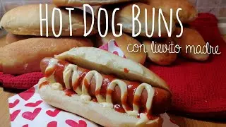 HOT DOG BUNS con lievito madre. I panini per Hot Dog più spffici del mondo!