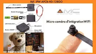 MODULE MICRO CAMÉRA IP WIFI HD LONGUE AUTONOMIE AVEC ENREGISTREMENT À INTÉGRER, [SECUTEC.FR]