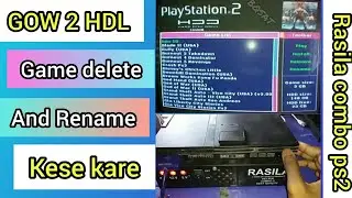 ps2 ke game delete kese kare | ps2 me game rename kese kare