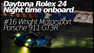 2021 Daytona Rolex 24  - Onboard#16 Porsche 911 GT3R Lap 100 Battle for 3rd in GTD