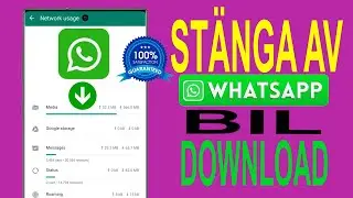 Hur man stänger av automatisk nedladdning i Whatsapp