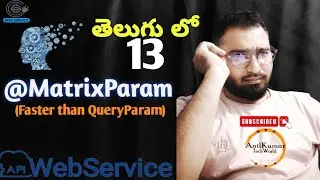 RESTful Web Services (JAX-RS) @MatrixParam in Webservices-13 ||@MatrixParam