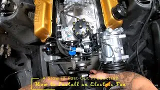 How to mount electric fan | 1966 Mustang Fastback