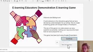 How to build an E learning game with Google slides
