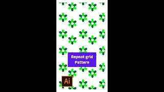 Repeat Grid Pattern in Illustrator in Just 1 Minutes #shorts #illustratortutorial #illustratortips
