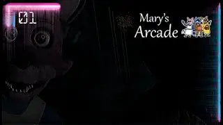 Mary's Arcade 1 FNAF HORROR GAME Night 1 Full Game No Commentary