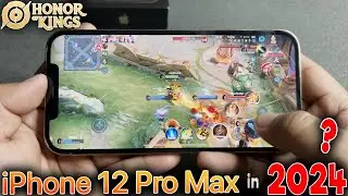 HONOR OF KINGS Game Test on iPhone 12 PRO MAX in 2024?? | MAX SETTINGS PEFORMANCE! 😱️‍🔥