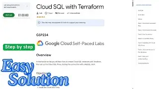 Cloud SQL with Terraform | 