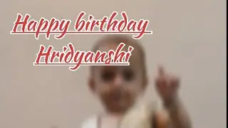 Happy First Birthday Hridyanshi - October 19, 2023