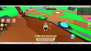 Playing monkey tycoon in ROBLOX!
