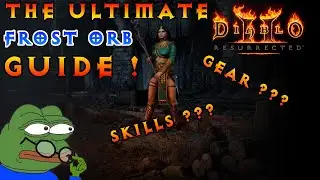 MOST WANTED SORC Build in Diablo 2 Resurrected !!! Frost Orb Guide / Tutorial [German - Deutsch]