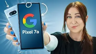 Google Pixel 7a Unlocked Android Cell Phone with Wide Angle Lens and 24Hour Battery 128 GB Charcoal