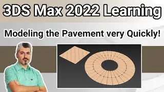 3DS Max 2022 Tutorial - Modeling the Pavement very quickly!