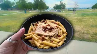 Let’s Cook a Gourmet Meal at a REST AREA #carcamper