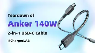 Teardown of Anker 140W 2-in-1 USB-C to USB-C Cable
