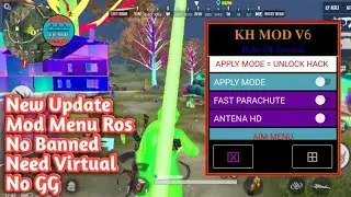 New Update!! Mod Menu Ros V6 | Aimlock 100% Speed Hack & Antena Hd | Cheat No Banned / Safe 100%