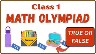 Class 1 Maths Olympiad Question | SOF IMO class 1 Maths Olympiad | SOF IMO 2024-25 Exam question