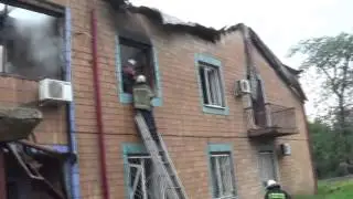 Новое. Дмитрий Гау. Обстрел макеевского местного суда. 18.08.2014.