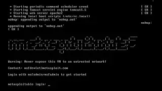 Metasploitable 2 Installation on UTM for MAC