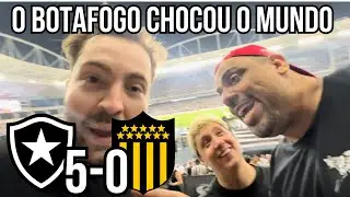 ESPETÁCULO DA TORCIDA E O MELHOR FUTEBOL DA AMÉRICA EM CAMPO: BOTAFOGO 5 x 0 PEÑAROL