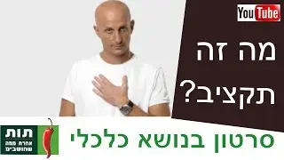 מה זה תקציב? - אלון גל