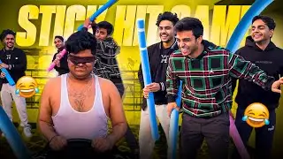 HIT THE STICK - BLIND FOLD CHALLENGE  VLOG 😂