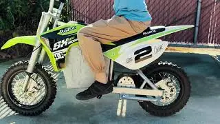 Motorcycle to foot chase