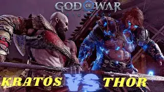GOD OF WAR RAGNAROK TÜRKÇE - KRATOS VS THOR FIGHT