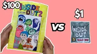 [✨Paperdiy✨] $1 vs $100 Inside Out 2 Blind Bag #insideout2 #paperdiy #asmr #unboxing