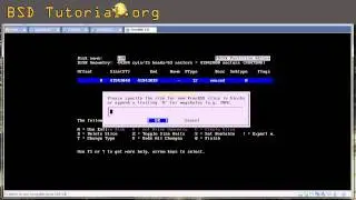 FreeBSD install - advanced (1 of 4 slice and MBR)