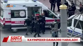 Kayınpeder damadını yaraladı!