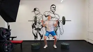 Подъем штанги на грудь с подставок