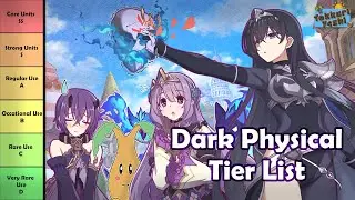 [Princess Connect Re:Dive] Ranking the Dark Physical Units! Elemental Tier List Guide