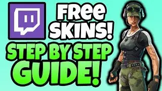 *EASY WAY* How to get TWITCH PRIME SKINS FORTNITE! Twitch Prime Skins! Battle Royale!
