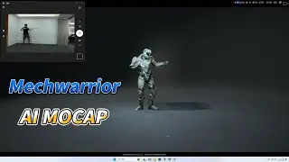 Quickly generate UE movies through AI + webcam | Markerless Motion Capture