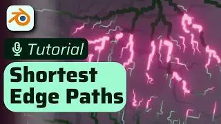 Shortest Edge Paths + Custom FX in Blender | Geo Nodes Tutorial