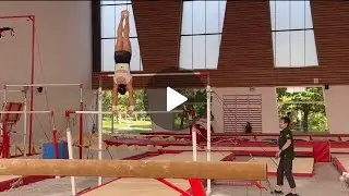 Julia Soares 🇧🇷 - Pre-Olympic Training on Uneven Bars - Troyes - July 2024