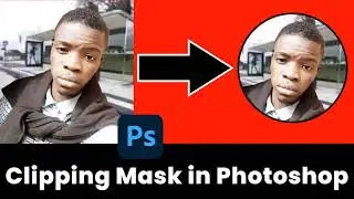 How to make clipping mask in photoshop CC