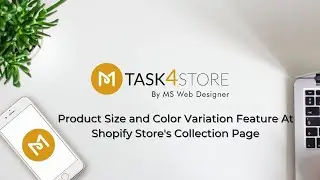 Shopify Store Customization - Product Size and Color Variation At Collection Page