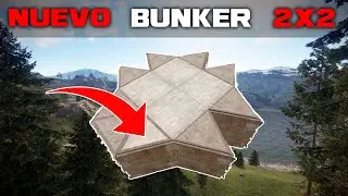 ✅NUEVO BUNKER 2X2✅ Base starter SOLO/DUO/TRIO RUST 2023 | TUTORIAL ESPAÑOL